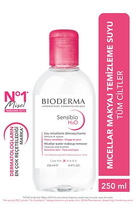 Sensibio H2O Hassas ve Normal Ciltler için Micellar Makyaj Temizleme Suyu 250 ml ürün fotoğrafı
