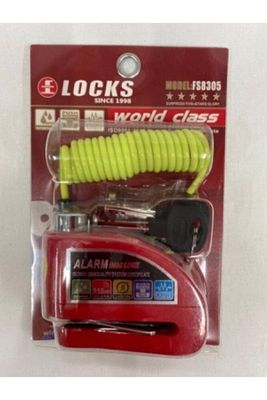 World Class Locks 110 Db Renkli Alarmlı Disk Kilidi ürün fotoğrafı
