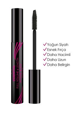 Essential Full Volume Length Intense Black Mascara Hint Yağı İçerikli Hacim Veren Maskara 9 ml ürün fotoğrafı