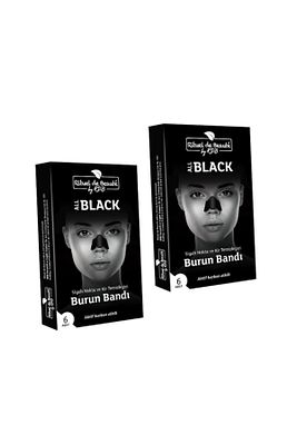 Black Aktif Karbon Siyah Nokta Ve Kir Temizleyici 2 Kutu 12 Adet Burun Bandı ürün fotoğrafı