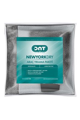 Newyorkdry Mikrofiber Oto Temizlik Paketi Araç Kurulama Havlusu Cam Bezi Araba Yıkama Eldiveni Seti ürün fotoğrafı