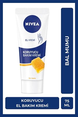 Koruyucu El Bakım Kremi Balmumu 75ml, Nemlendirici, Yumuşak Cilt, Gül Kokusu, Yapışkan His Bırakmaz ürün fotoğrafı