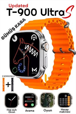 T900 ULTRA Akıllı Saat |49mm Bluetooth, Arama Özellikli, Sağlık Sensörlü, iOS & Android Uyumlu ürün fotoğrafı