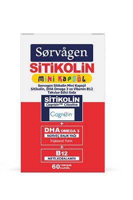 Smart Mini Kapsül Sitikolin, Dha Omega 3 Ve B12 - 60 Kapsül ürün fotoğrafı