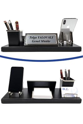 Fortis Lüks Ofis Masa Üstü İsimlik Kalemlik Seti Masa İsimliği Ofis Aksesuarı Yeni iş hediyesi ürün fotoğrafı