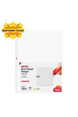 4830 Eco Delikli Poşet Dosya A4 45 Mikron - 100 Adet ürün fotoğrafı