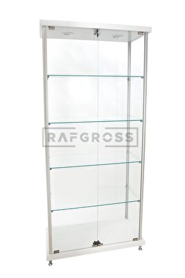 Kurulu Teslimat, 40x80xh175,camlı Dolap, Camlı Vitrin, Teşhir Koleksiyon Dolabı, Cam Dolap ürün fotoğrafı