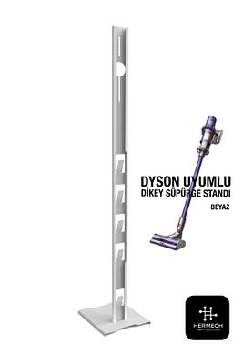 Dyson Uyumlu Süpürge Standı Beyaz Renk Tüm Seriler Ile Tam Uyum ürün fotoğrafı