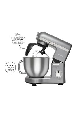 Mastermaid Chef Pro Çift Kollu Stand Mikser Galaxy Grey 1750 W ürün fotoğrafı