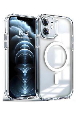 Iphone 11 Uyumlu Gerçek Magsafe Özellikli Sert Şeffaf Kılıf ürün fotoğrafı