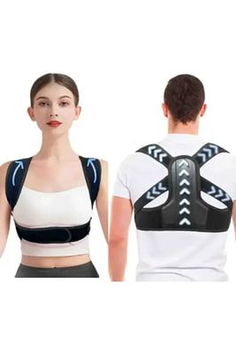 Dik Duruş Düzeltici Ayarlanabilir Unisex Korse Sırt Desteği Duruş Desteği Kambur Düzeltme Kemeri ürün fotoğrafı