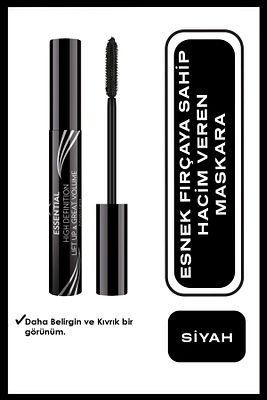 Essential High Definition & Lift Up&great Volume Mascara Black - Hacim Veren Maskara ürün fotoğrafı