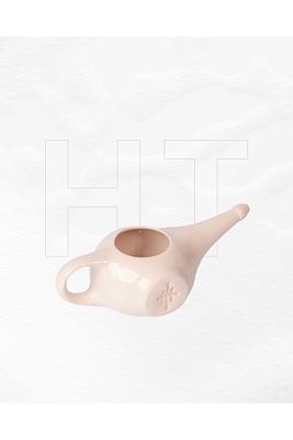 Neti Pot - Neti Burun Duşu - Seramik Burun Temizleme Demliği ürün fotoğrafı