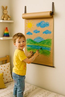 50 Cm Duvara Monte Boya Ve Çizim Rulo Aktivite Kraft Kağıt ürün fotoğrafı