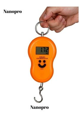 Nanopro Elektronik Dijital El Kantarı 50 Kg Terazi Tartı 10 gr Hassas ürün fotoğrafı