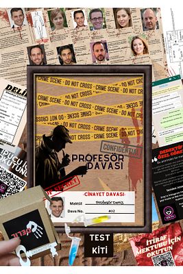 Dedektiflik Oyunu Profesör Deniz Davası Cinayet Çözme Oyunu, Dedektif Oyunları,cinayet Çözme ürün fotoğrafı