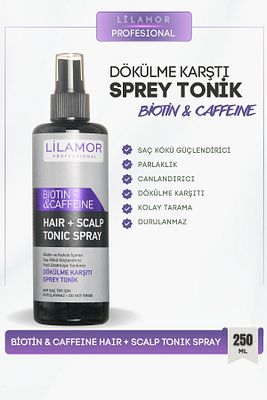 Saç Dökülmesine Karşı Hızlı Uzamaya Yardımcı Biotin & Kafein Tonik Sprey 250ml ürün fotoğrafı