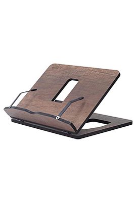 Ahşap Kitap Okuma Standı Büyük Boy Tablet Standı Kitap Tutucu Rahle (CEVİZ) ürün fotoğrafı