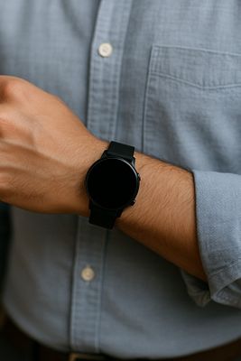 Ayarlanabilir Silikon Kordon Led Unisex Kol Saati Mıknatıslı Dokunmatik Unisex Kol Saati Xt250128 ürün fotoğrafı