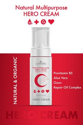 Cilt Bariyeri Onarıcı - Yenileyici & Nemlendirici Çok Amaçlı Hero Cream - %99 Doğal Içerik ürün fotoğrafı