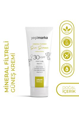Doğal Yüz Güneş Kremi- Bebek, Çocuk, Yetişkin Güneş Kremi- Yüz Ve Vücut Güneş Kremi 50ml ürün fotoğrafı