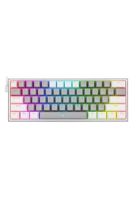 K617 Fizz Rgb Red Switch Kablolu Gri / Beyaz Compact Gaming (OYUNCU) Klavye ürün fotoğrafı
