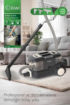 Kcc-4325w Koltuk Ve Halı Yıkama Makinesi Siyah ürün fotoğrafı