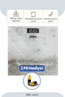 SBS-4451 Cam Dijital Baskül ürün fotoğrafı