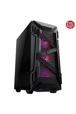 Tuf Gaming Gt301 Adreslenebilir Rgb Fanlı Temperli Cam Usb 3.1 Atx Mid-tower Gaming (OYUNCU) Ka ürün fotoğrafı