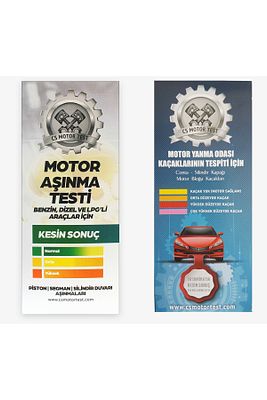 Cs Motor Aşınma Ve Conta Kaçak Testi- Avantajlı 2'li Paket ürün fotoğrafı