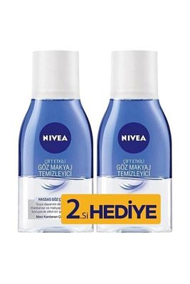 Make Up Expert Hassas Çift Fazlı 125 ml 2'li Paket Göz Makyaj Temizleyici ürün fotoğrafı