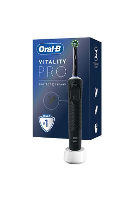 D103 Vitality Pro Cross Action Şarjlı Diş Fırçası - Siyah ürün fotoğrafı