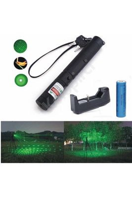 Şarjlı 5000mv Yeşil Lazer Pointer ürün fotoğrafı
