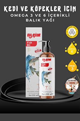 Kedi ve Köpekler İçin Omega 3 ve 6 İçerikli Balık Yağı (Fish Oil 200ml) ürün fotoğrafı