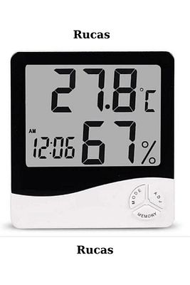Termometre Isı Nem Saat Alarm Mini Dijital Termometre Nem Ölçer Oda Sıcaklığı Iç Mekan Lcd ürün fotoğrafı