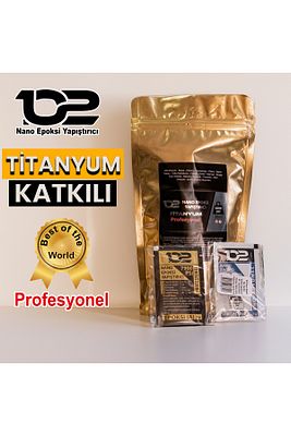 102 Nano Epoksi 10 Adet Kullanım Yüksek Isıya Dayanıklı (180°C)titanyum (ŞEFFAF) Bor Karbür Karışık ürün fotoğrafı