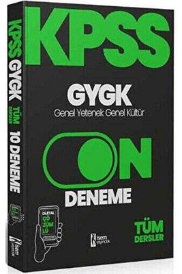 İsem Yayınları 2025 Kpss Genel Yetenek Genel Kültür 10 Paket Deneme Dijital Çözümlü ürün fotoğrafı