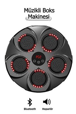 Akıllı Boks Egzersiz Aleti - Bluetoothlu Boks Makinesi  - Müzikli Boks Eğitim Tahtası ürün fotoğrafı