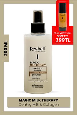 Saç Bakım Sütü Magic Milk Therapy Kolajen Ve Eşek Sütü Desteği 200 ml ürün fotoğrafı