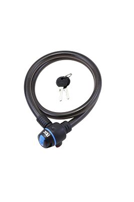 Anahtarlı 15x1000 Mm Dayanıklı Spiral Bisiklet, Motosiklet Kilidi ürün fotoğrafı