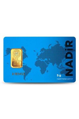 Nadir 5 gram Altın (995) 24 Ayar Külçe Altın ürün fotoğrafı
