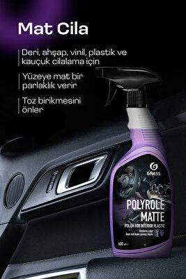 Matte Torpido &amp; Gösterge Paneli Temizleyici Parlatıcı, Üzüm Kokulu Mat Yüzeyler Için Leke Bırakmaz ürün fotoğrafı