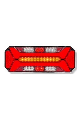 Yeni Star Neon Led Stop Lambası Kayar Sinyalli Kamyon-tır-dorse-karavan-kamyonet 24 Volt ürün fotoğrafı