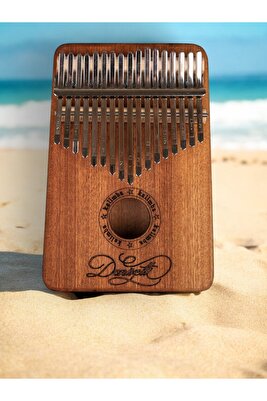 Kalimba Full Set Popüler Şarkı Notaları - Parmak Koruyucu - Stant - Hediye Paketi Ve Not Ekleme ürün fotoğrafı