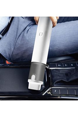 Duo Plus Kablosuz Şarjlı Dikey El Oto Araç Süpürgesi Ve Hava Kompresörü - Beyaz ürün fotoğrafı