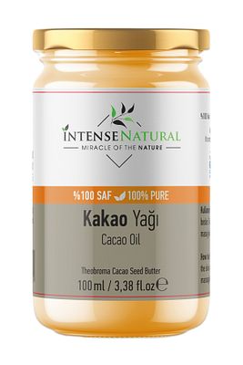 Kakao Çekirdeği Yağı Soğuk Sıkım 100 ml %100 Saf Ve Doğal Cacao Seed Butter Oil ürün fotoğrafı