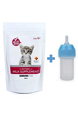 Yavru Kedi Süt Tozu Biberon Ans 50 ml Sarı Biberon Yedek Başlık ürün fotoğrafı