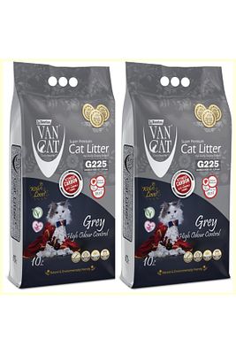 Grey Aktif Karbonlu Topaklaşan Kedi Kumu 10l (8,5 KG) | Süper Koku Kontrolü * 2 Adet ürün fotoğrafı