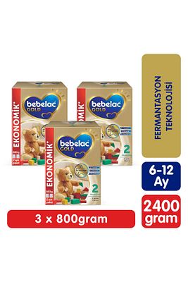 Gold 2 Devam Sütü 6-9 Ay 800 Gr x 3 Adet 2400 Gr ürün fotoğrafı