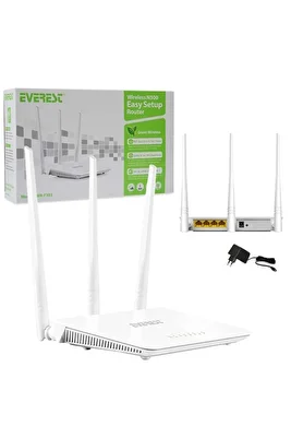 EWR-F303 2.4 Ghz 300 Mbps 4 Port Kablosuz Router ürün fotoğrafı